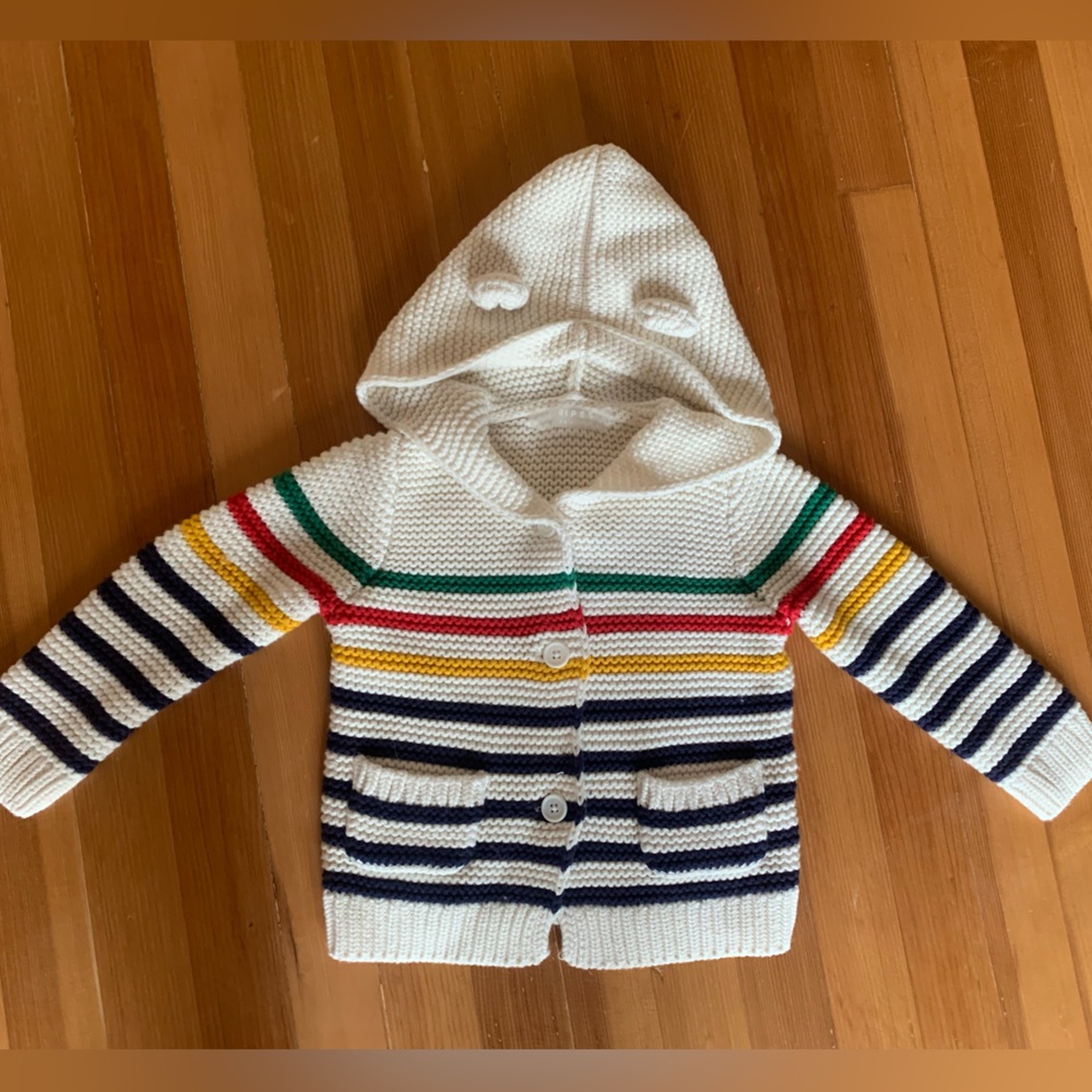 NWOT Hudson’s Bay stripes cardigan